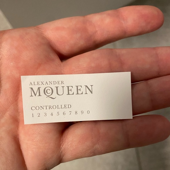 Alexander Mcqueen Wallet Metallic Grain Gunmetal Handbag With Skull - Rare - Picture 7 of 11